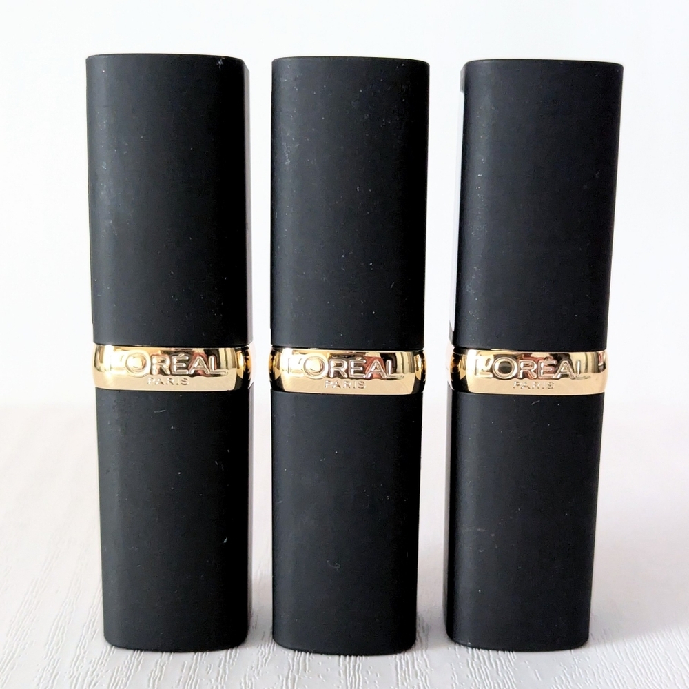 3X L'Oreal Colour Riche Matte Lipstick Pigmented #102 MATTE-LY INLOVE 0.13 oz - Picture 4 of 5